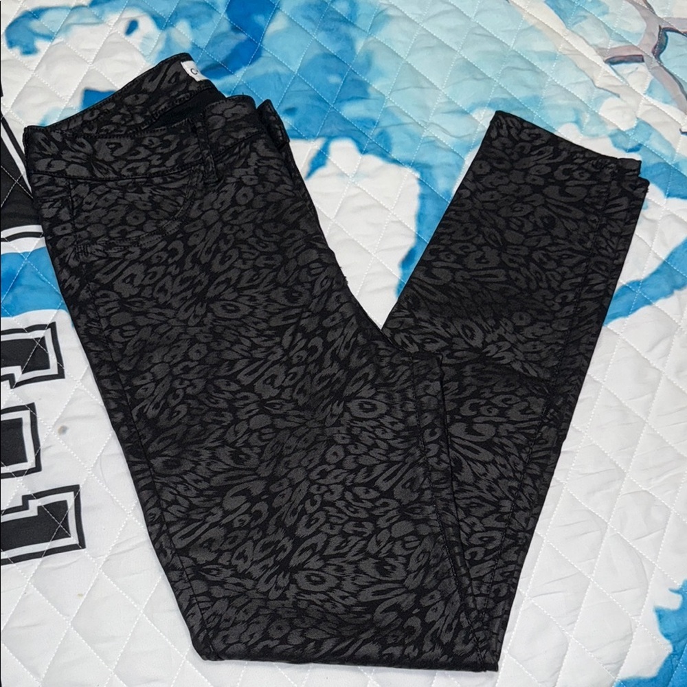 Womens Black Patterned Bottoms - image 7